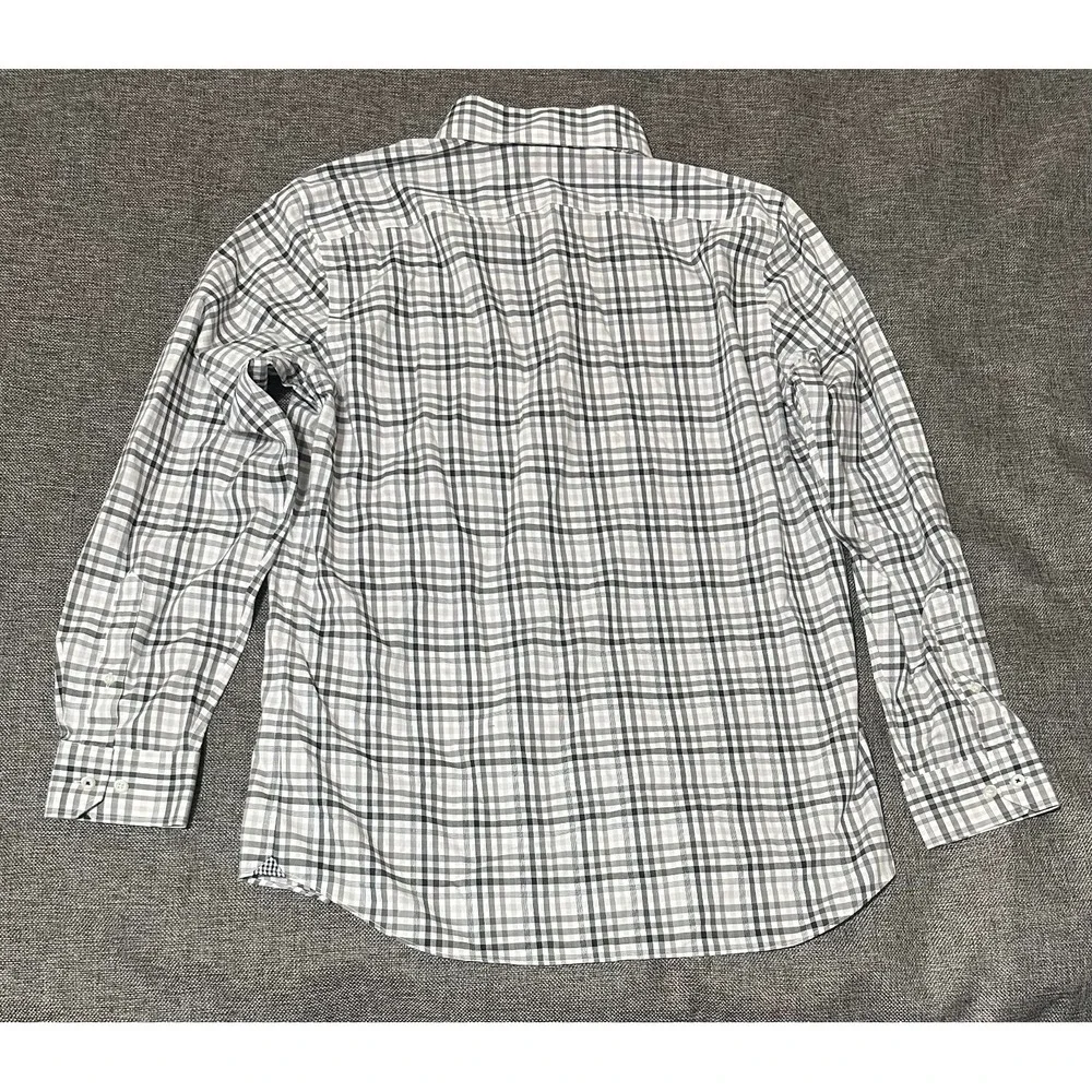 Banana Republic Men's L Plaid Long Sleeve Shirt‎